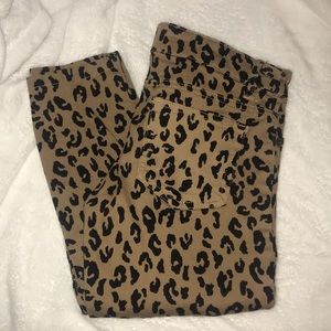 Leopard jeans